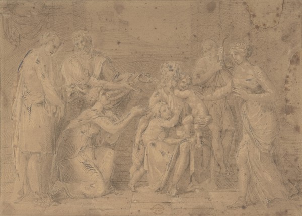 Christ and the Children, 17th century. Creator: Anon.