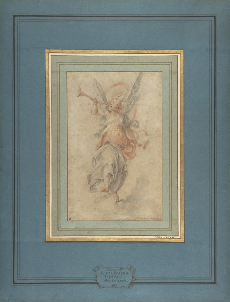 Allegorical Figure of Fame, ca. 1590. Creator: Giuseppe Cesari.