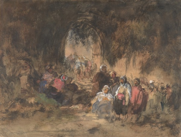 Arabs Resting, 1817-70. Creator: Eugenio Lucas Villamil.