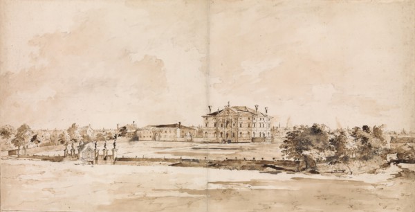 The Villa Loredan, near Treviso, ca. 1778. Creator: Francesco Guardi.