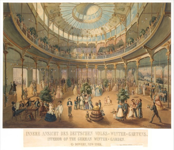 Innere Ansicht des Deutschen Volks Winter Gartens. Interior of the German Winter Garden..., 1856. Creator: Fritz Meyer.