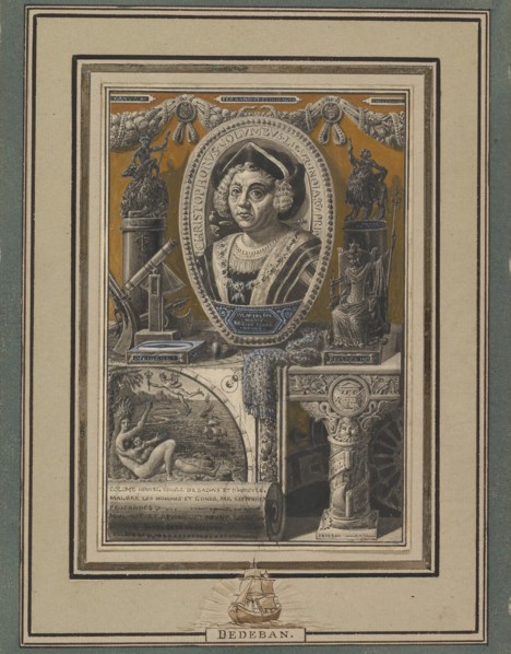 Christopher Columbus, n.d.. Creator: Jean-Baptiste Dedeban.