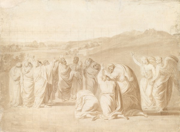 Study for "The Ascension", 1774. Creator: John Singleton Copley.