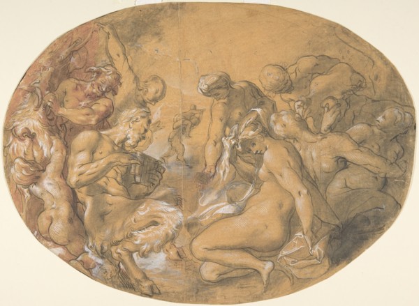 Satyrs and Nymphs, ca. 1599. Creator: Joseph Heintz the Elder.