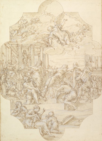 The Martyrdom of Saint Anastasia, 1721. Creator: Michelangelo Cerruti.