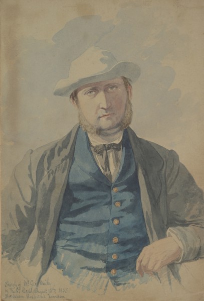 Portrait of Mr. George Bailey, 1855. Creator: Richard Dadd.