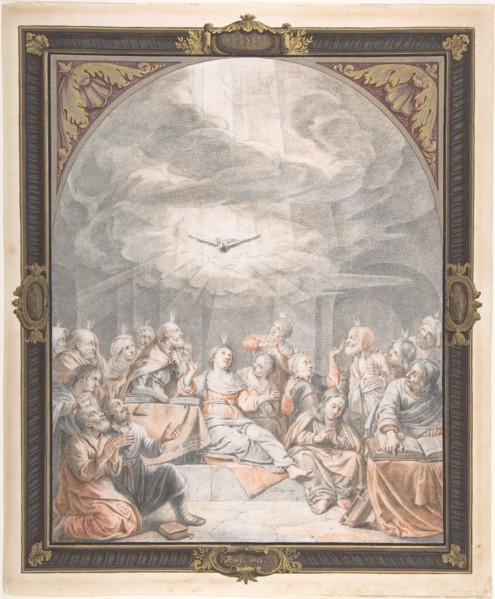 The Pentecost, early to mid-17th century. Creator: Salomon de Bray.