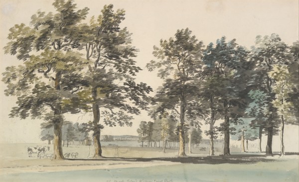 The Moat Island, Windsor Great Park, 1754-55 (?). Creator: Thomas Sandby.