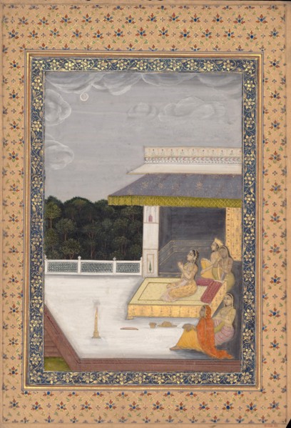 Women Enjoying the Moonlight, 18th century. Creator: Unknown.