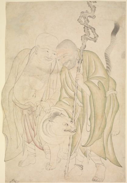 Two Lohans, ca. 1480. Creator: Unknown.