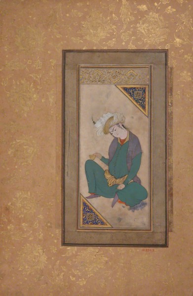 Seated Youth with a Cup, late 16th-early 17th century. Creator: Unknown.