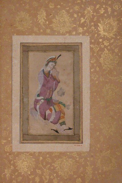 Seated Woman Curling her Hair, late 16th-early 17th century. Creator: Unknown.