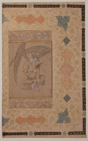 Seated Angel, 17th century. Creator: Unknown.