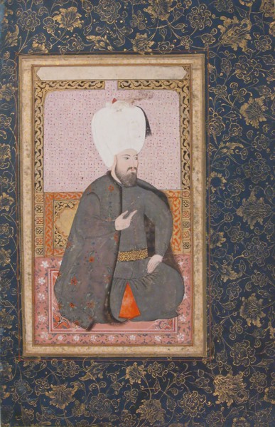 Portrait of Sultan Ahmet I (r. 1603-17), early 17th century. Creator: Unknown.