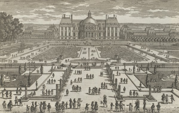 View of Vaux-Le-Vicomte, 1680s., 1680s. Creator: Adam Perelle.