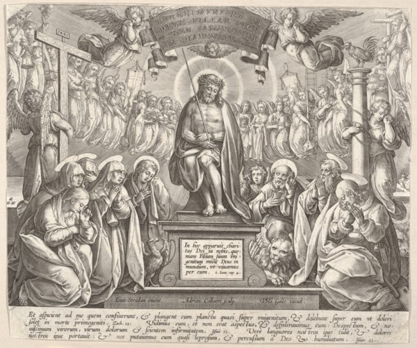 Man of Sorrows with the Three Marys and the Evangelists,.n.d. Creator: Adriaen Collaert.