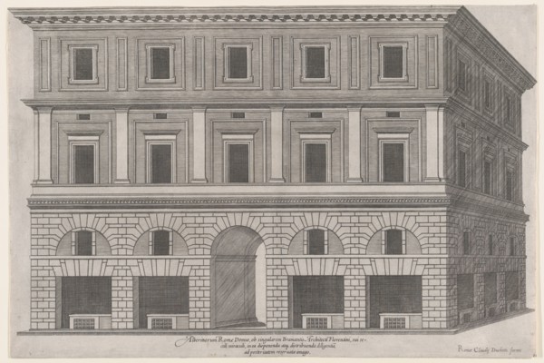 Speculum Romanae Magnificentiae: Alberini Palace, late 16th century., late 16th century. Creator: Anon.