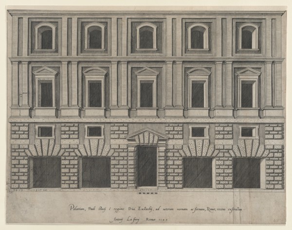 Speculum Romanae Magnificentiae: [Stazzi Palace], 1549. Creator: Anon.