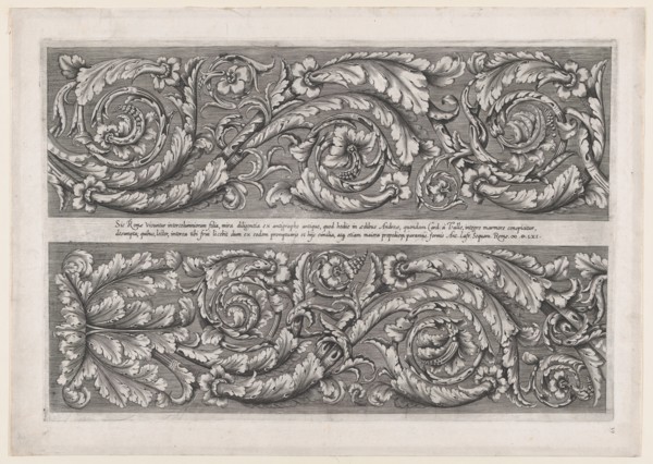 Speculum Romanae Magnificentiae: Della Valle Frieze, 1561., 1561. Creator: Anon.