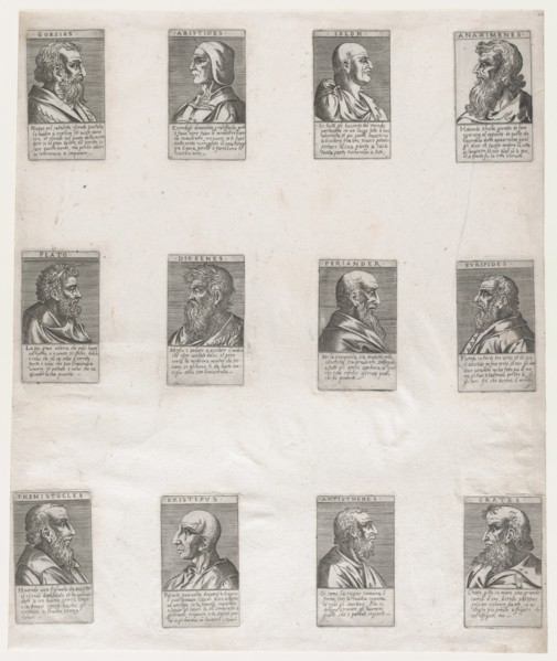 Speculum Romanae Magnificentiae: Portraits of the Ancient Philosophers, 16th century., 16th century. Creator: Anon.