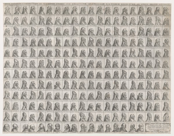 Speculum Romanae Magnificentiae: Small Portraits of the Popes from Christ to Sixtus V, 1585., 1585. Creator: Giovanni Ambrogio Brambilla.