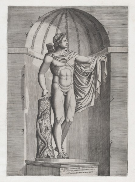 Speculum Romanae Magnificentiae: Apollo Belvedere, 1552., 1552. Creator: Unknown.