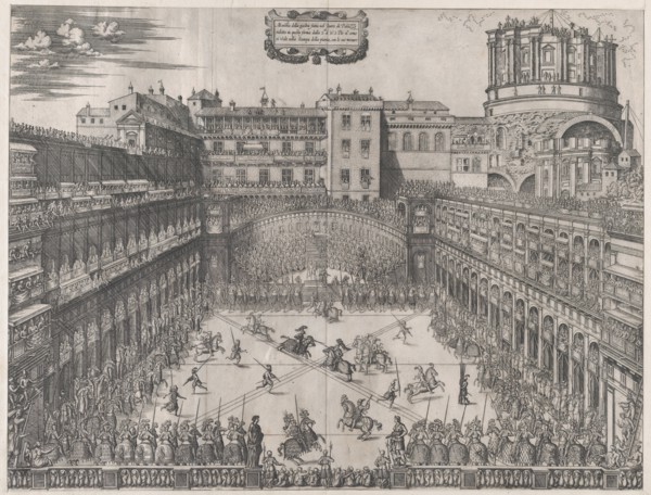 Speculum Romanae Magnificentiae: Vatican Tournament, 1565., 1565. Creator: Master HCB.