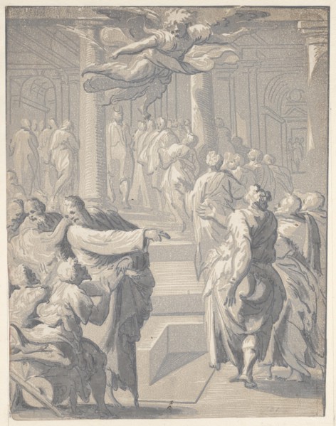 Christ healing the paralytic, 1540-50., 1540-50. Creator: Niccolo Vicentino.