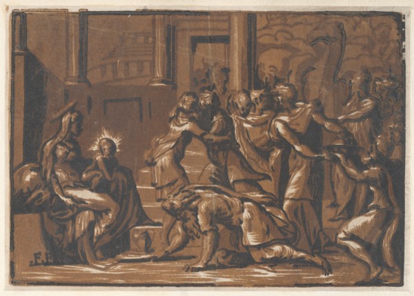 The Adoration of the Magi, 1540-50., 1540-50. Creator: Attributed to Niccolò Vicentino.