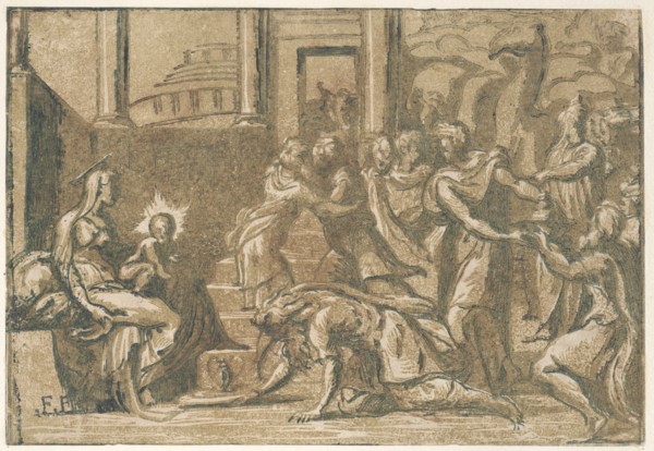 The Adoration of the Magi, 1540-50., 1540-50. Creator: ?Attributed to Niccolò Vicentino.