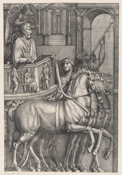 The Triumph of Marcus Aurelius, 1550., 1550. Creator: Nicolas Beatrizet.
