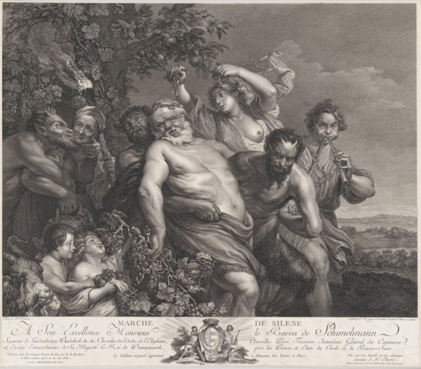 The Triumph of Silenus, 1775-78., 1775-78. Creator: Nicolas de Launay.