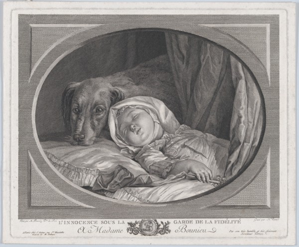 Innocence Guarded By Faithfulness, 1761-1831., 1761-1831. Creator: Nicolas Ponce.
