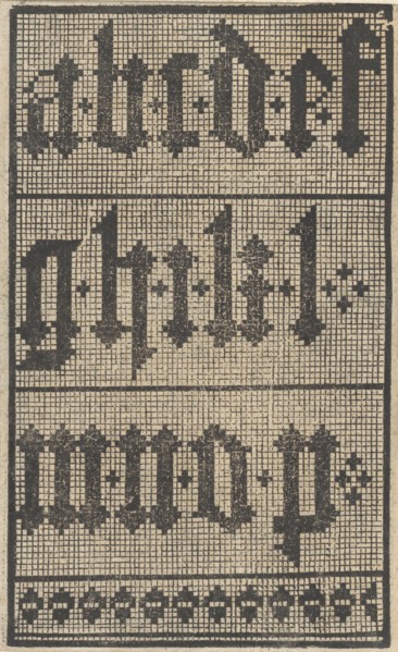 Esemplario di lavori, page 17 (recto), August 1529., August 1529. Creator: Nicolò Zoppino.