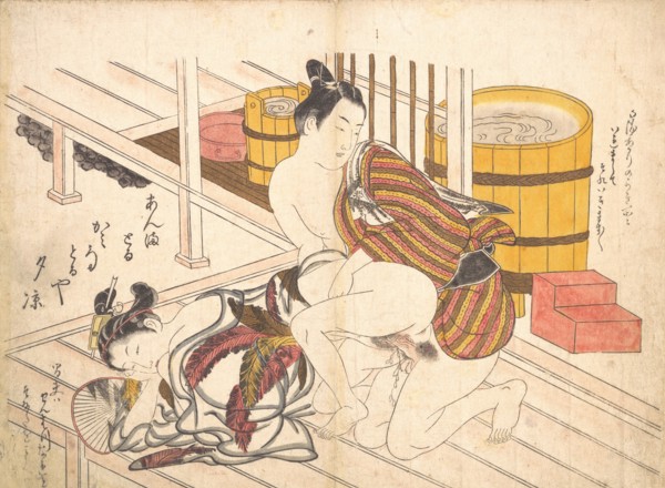 Bedroom Scene, ca. 1739., ca. 1739. Creator: Okumura Masanobu.
