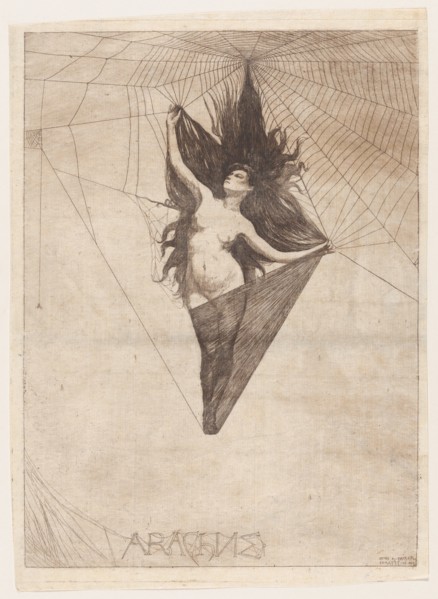 Arachne, 1884., 1884. Creator: Otto Henry Bacher.