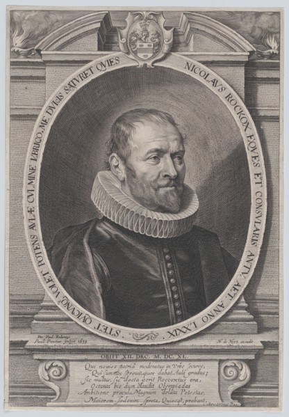 Portrait of Nicholaes Rockox, 1639., 1639. Creator: Paulus Pontius.