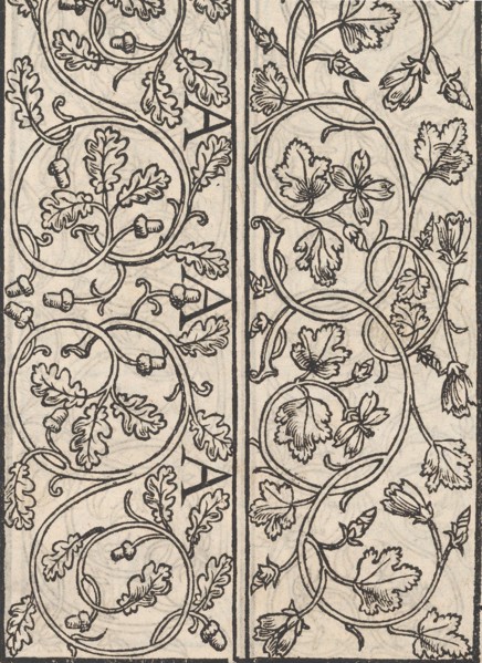 Page from Ein new kunstlich Modelbuch...(Page 16r), 1544., 1544. Creator: Peter Quentel.