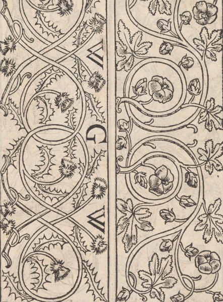 Page from Ein new kunstlich Modelbuch...(Page 17r), 1544., 1544. Creator: Peter Quentel.