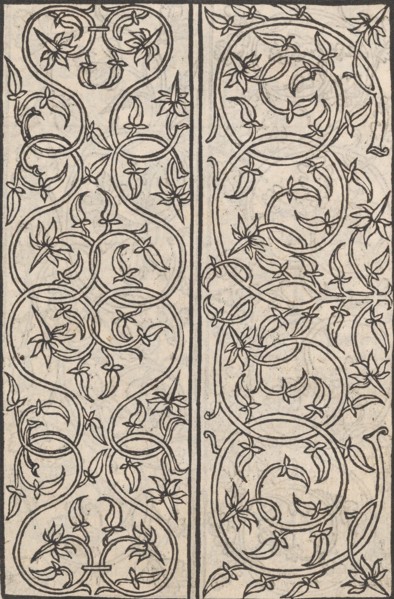 Page from Ein new kunstlich Modelbuch...(Page 16v), 1544., 1544. Creator: Peter Quentel.