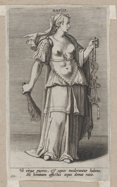 Ratio, from Prosopographia, ca. 1585-90., ca. 1585-90. Creator: Philip Galle.
