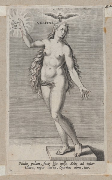 Veritas, from Prosopographia, ca. 1585-90., ca. 1585-90. Creator: Philip Galle.