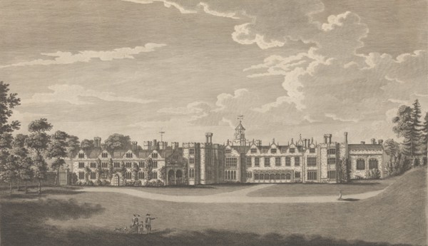 Knole, near Sevenoke, in the County of Kent, formerly a palace belonging to the Archiep..., 1777-90. Creator: Richard Bernard Godfrey.