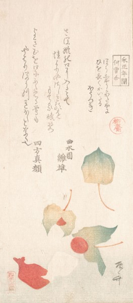 Winter Cherries. Creator: Shinsai.