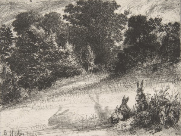 Combe Bottom, 1860., 1860. Creator: Francis Seymour Haden.