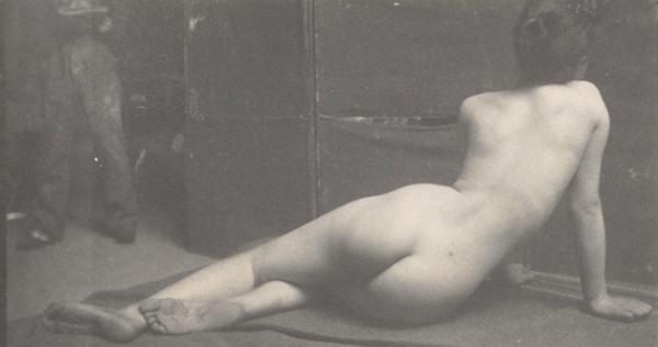 [Female Nude from the Back], ca. 1889., ca. 1889. Creator: Thomas Eakins.