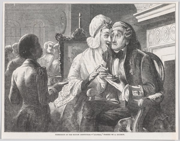 Scandal, from "Illustrated London News", February 15, 1851., February 15, 1851. Creator: Thomas Heaviside.