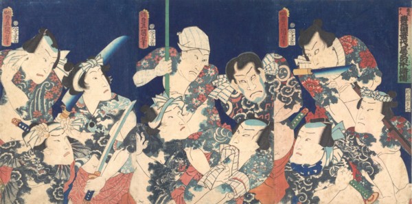 Utagawa's Lifetime Masterpiece, from the Japanese version of the Shuihu Zhuan,..., 1863 (5th month). Creator: Utagawa Kunisada.