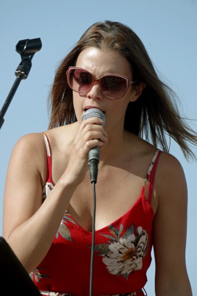 Kat Eaton, The Coalminers, Jazz on the Vine, Sevenoaks, Kent, 13 Sep 2020.
