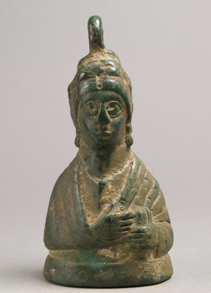 Weight in the Shape of a Byzantine Empress, Byzantine, 5th century.